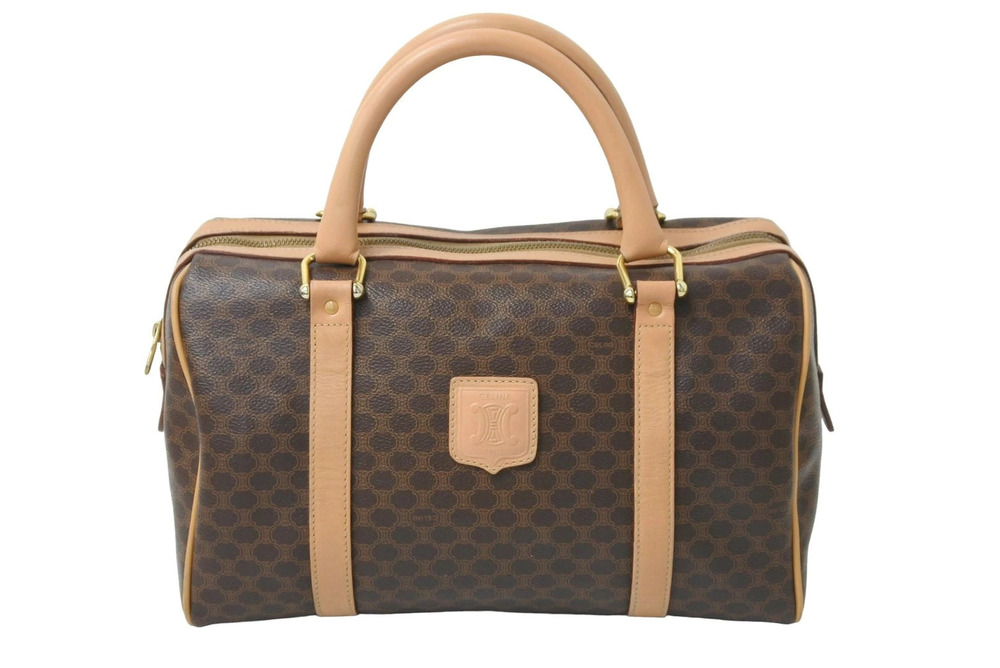 Celine Boston bag Macadam brown